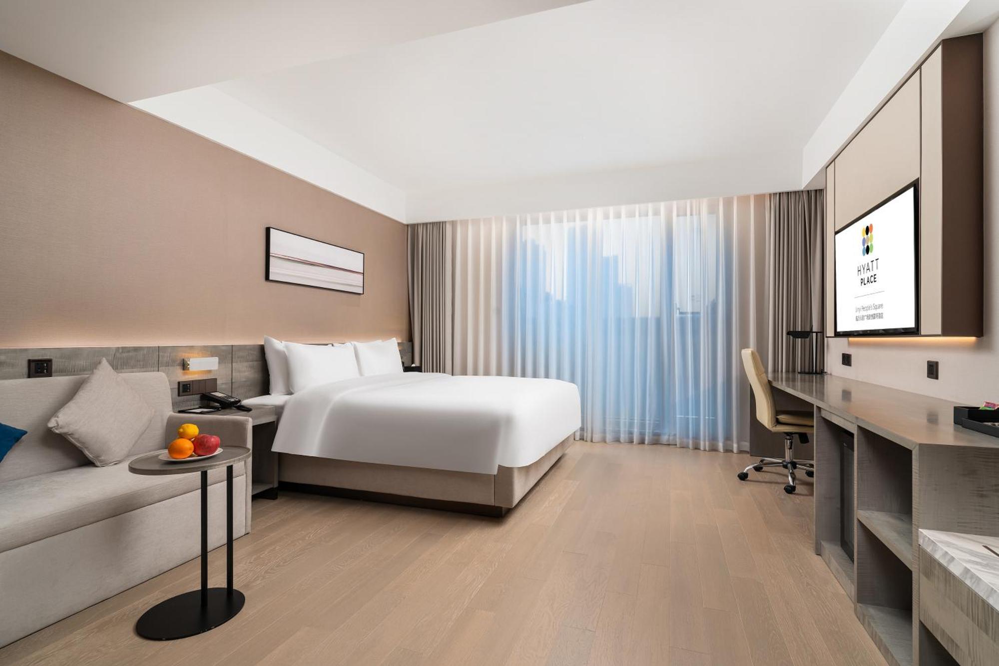 Hyatt Place Linyi People Square Exterior foto